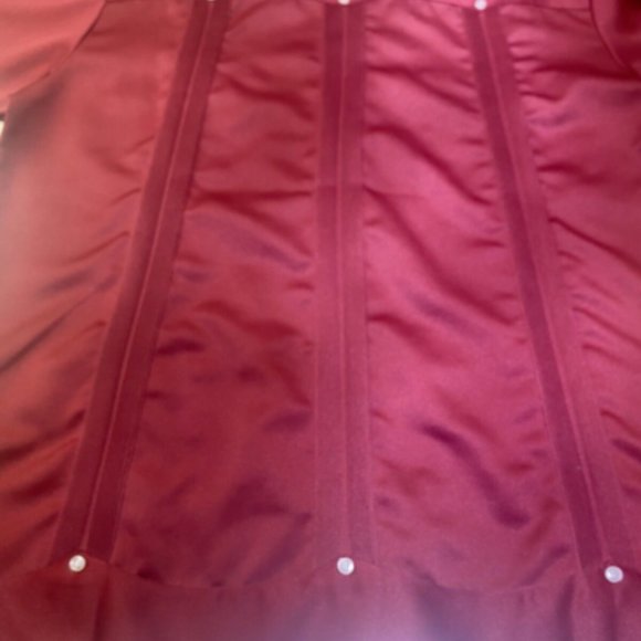 Guayabera Campos 42 White Button Shirt Bordados Finos Copacabana 4 pockets - Picture 9 of 12